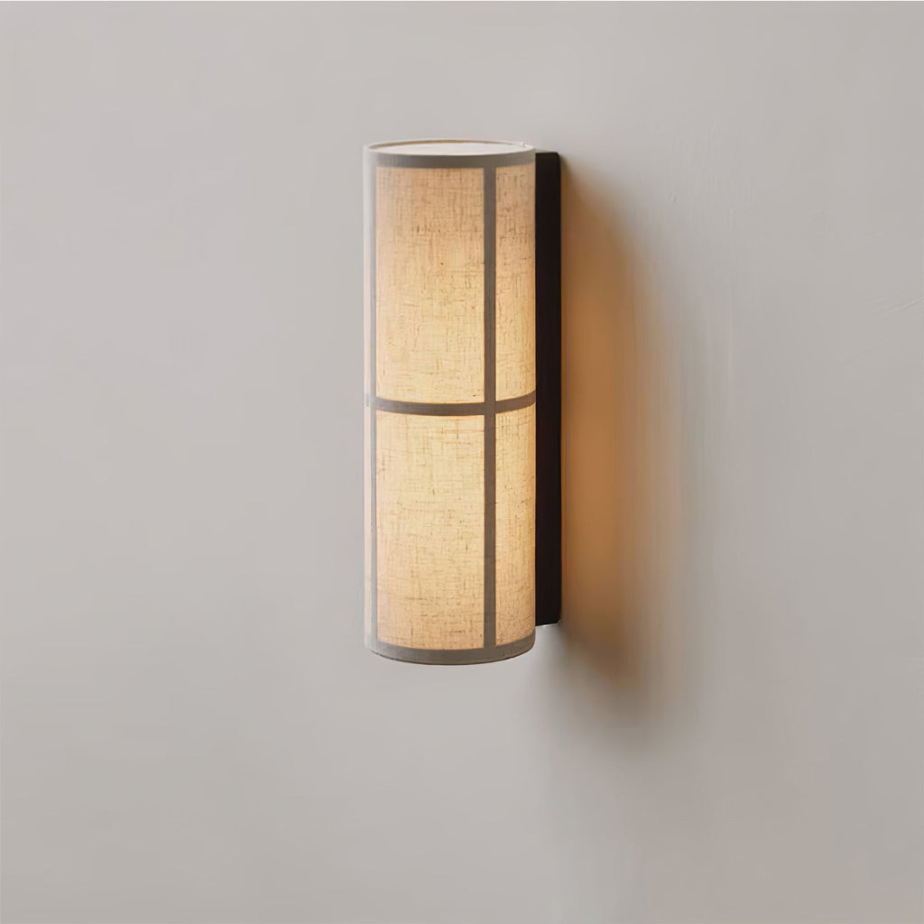 Cylinder Fabric Wall Lamp
