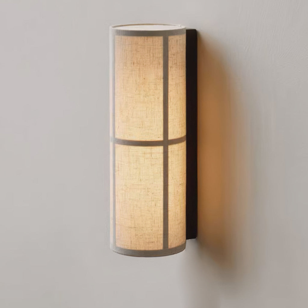 Cylinder Fabric Wall Lamp