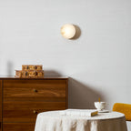 Cylindrical Alabaster Wall Light