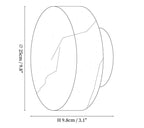 Cylindrical Alabaster Wall Light
