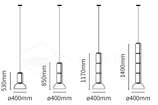 Cylindrical LED Pendant Light