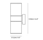 Cylindrical Outdoor Wall Light