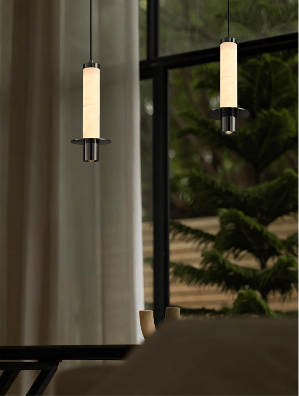 Cylindrical Plinth Pendant Lamp
