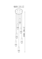 Cylindrical Plinth Alabaster Pendant Lamp