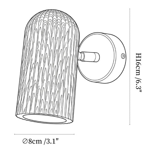Cylra Wood Wall Light
