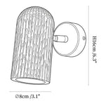Cylra Wood Wall Light