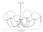 Cyrilla Alabaster Chandelier
