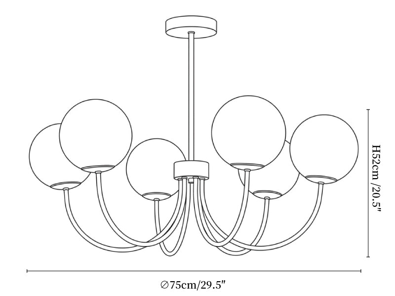 Cyrilla Alabaster Chandelier