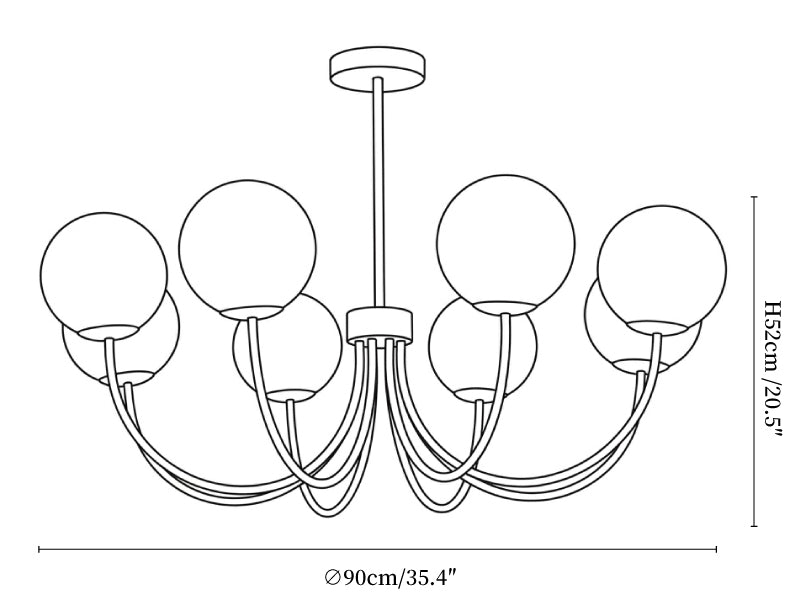 Cyrilla Alabaster Chandelier