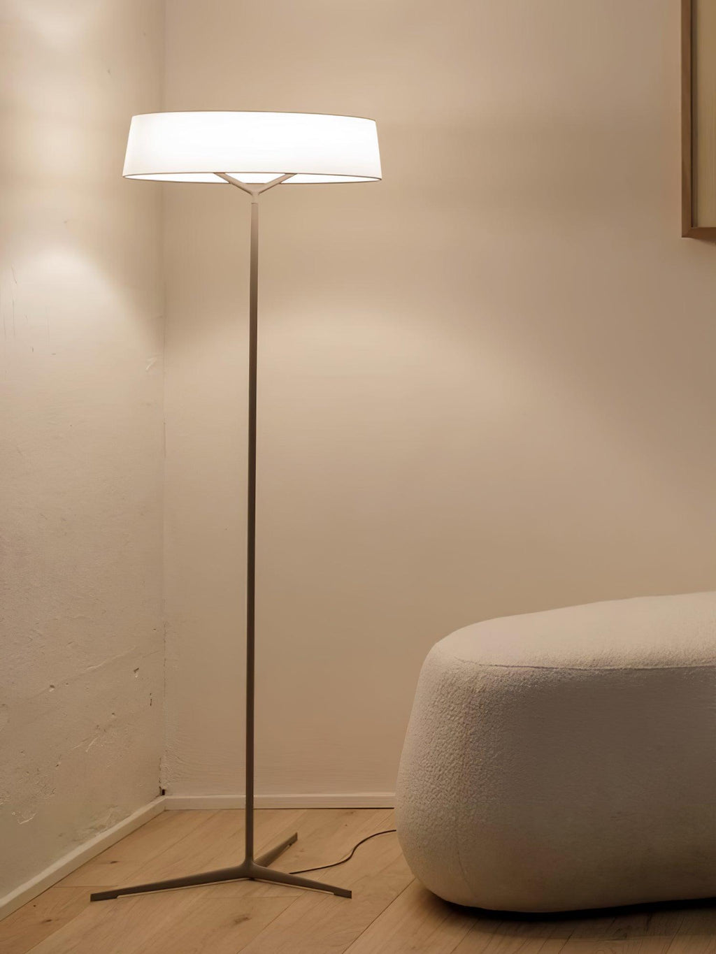 Paper Glow Circular Floor Lamp