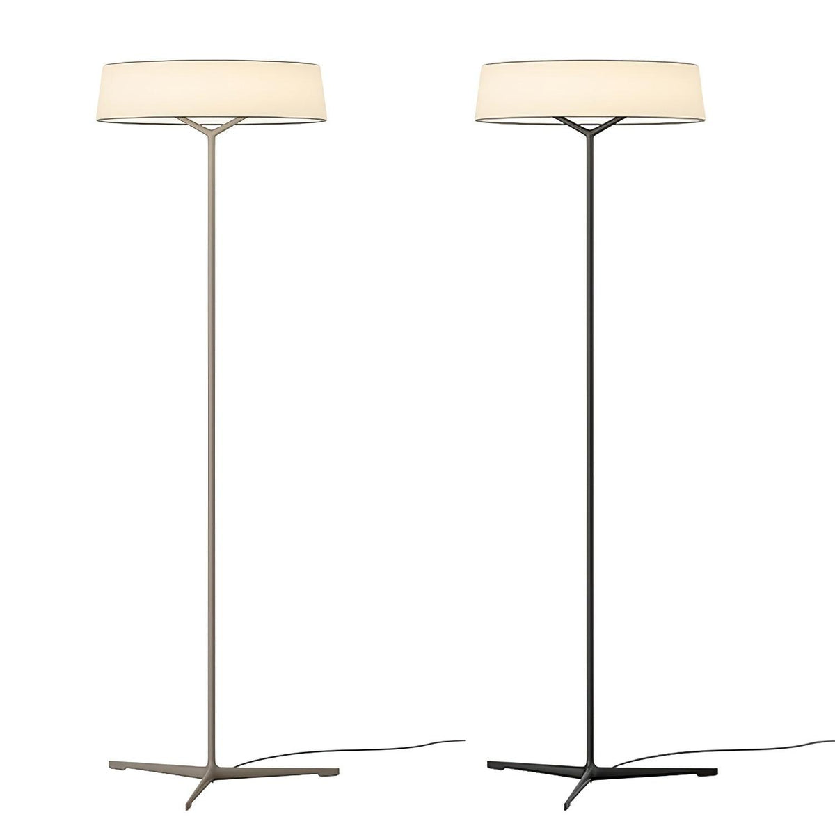 Paper Glow Circular Floor Lamp