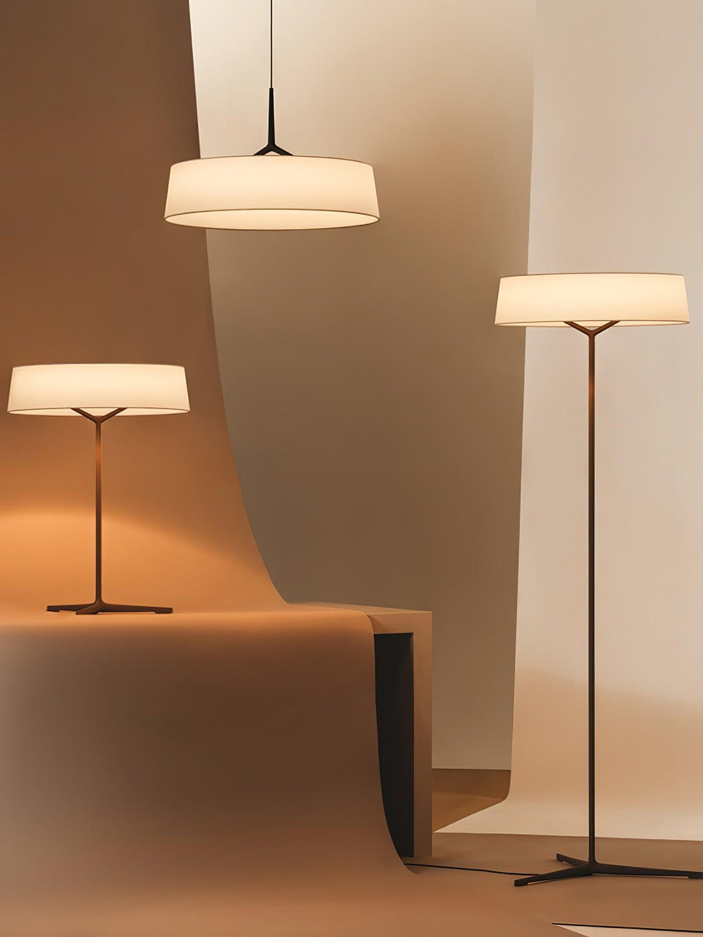 Paper Glow Circular Pendant Lamp