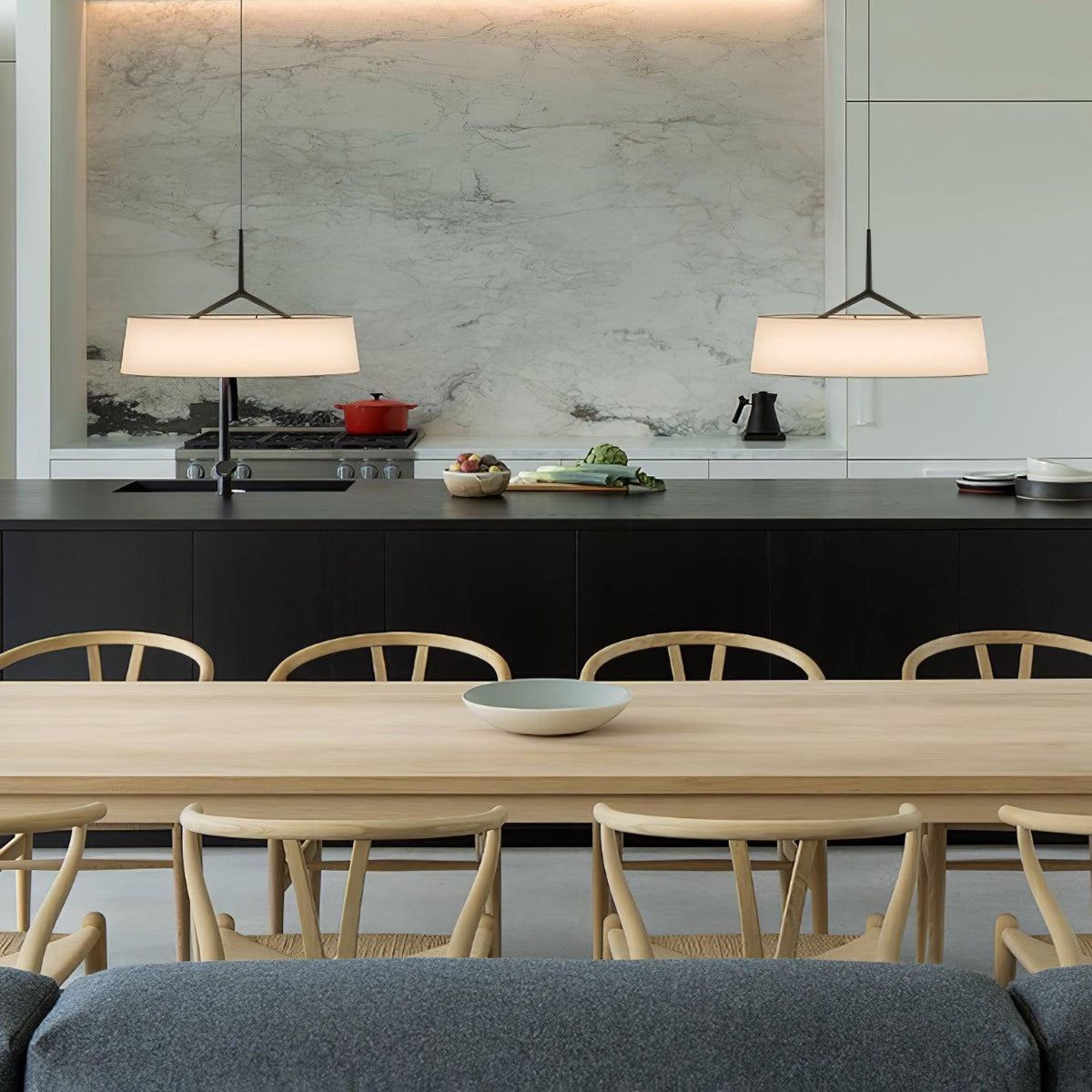 Paper Glow Circular Pendant Lamp