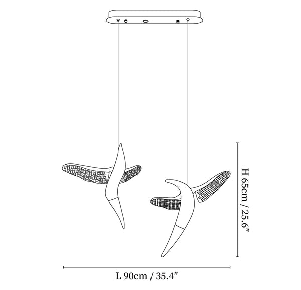 Dancer Chandelier
