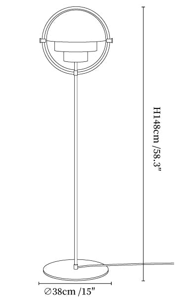 Deformed Ball Floor Lamp