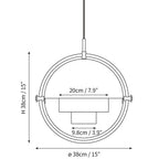 Deformed Ball Swag Pendant Light