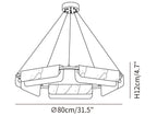 Delia Alabaster Chandelier