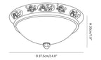 Deltana Resin Recessed Ceiling Light