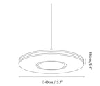 Disc Acoustic Pendant Light