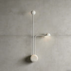 Disc Base Dome Wall Sconce