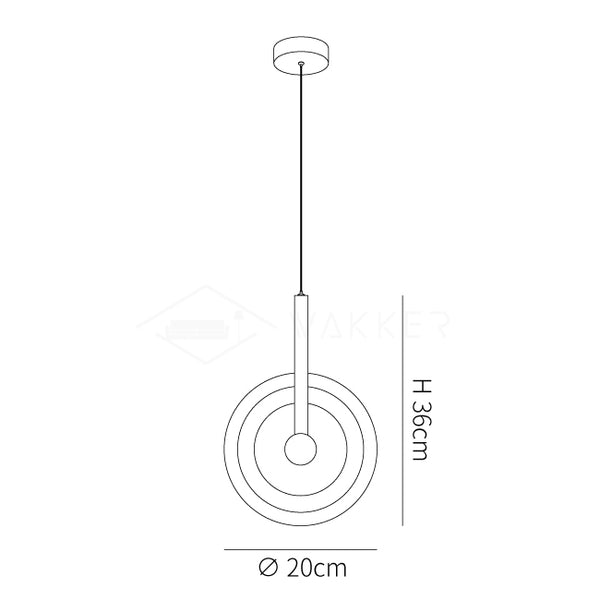 Disc Paolo Castelli Pendant Lamp