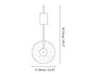 Disc Travertine Wall Lamp