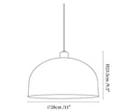 Dome Hat Acoustic Pendant Light