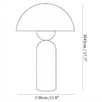 Dome Mushroom Table Lamp