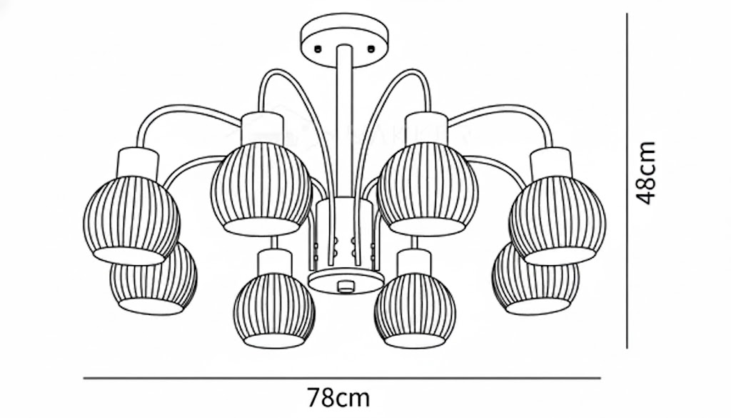 Donnelly Wooden Chandelier