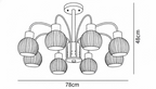 Donnelly Wooden Chandelier