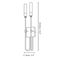 Double Arrow Wall Sconce