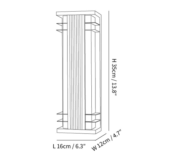 Double Axis Outdoor Wall Lamp