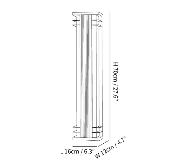 Double Axis Outdoor Wall Lamp