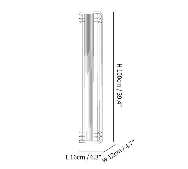 Double Axis Outdoor Wall Lamp