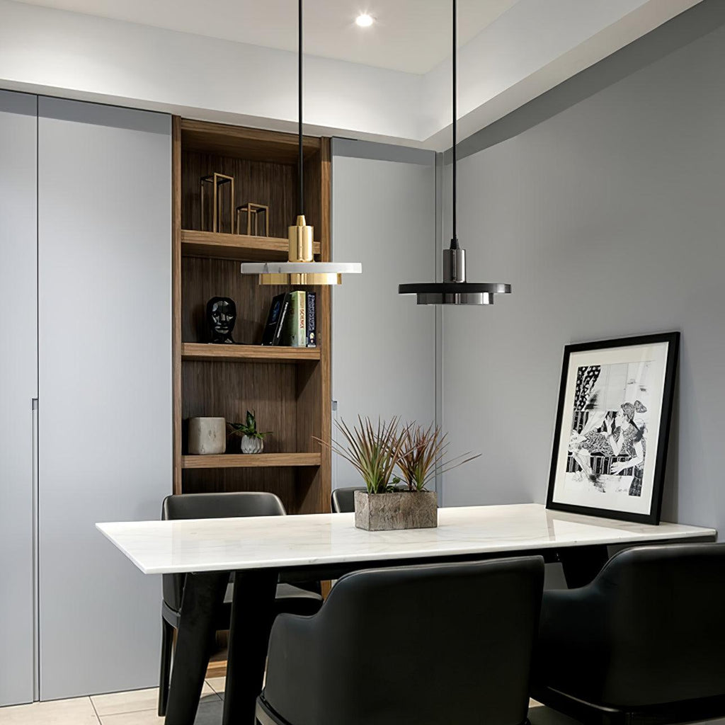 Double Circle Pendant Light