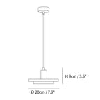 Double Circle Pendant Light