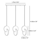 Double Disk Pendant Lamp