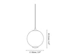 Double Globe Pendant Lamp