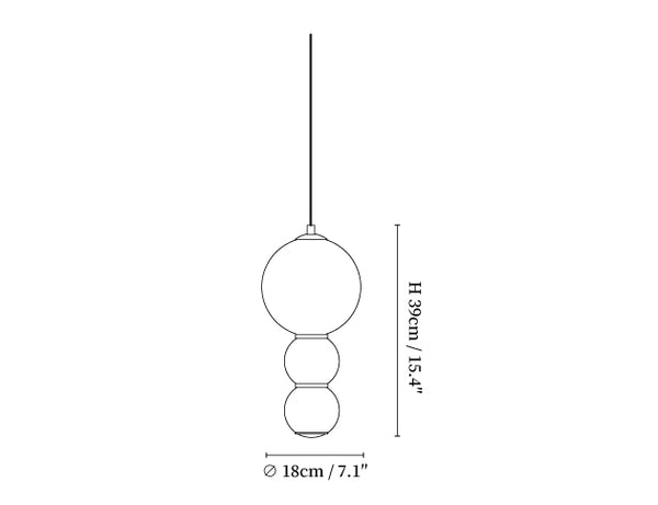 Double Globe Pendant Lamp