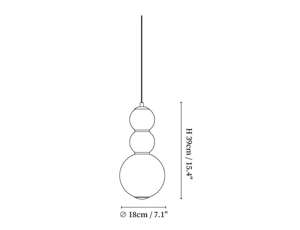 Double Globe Pendant Lamp
