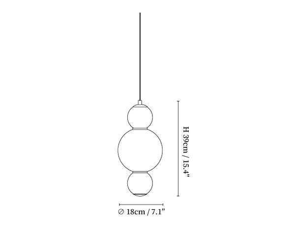 Double Globe Pendant Lamp