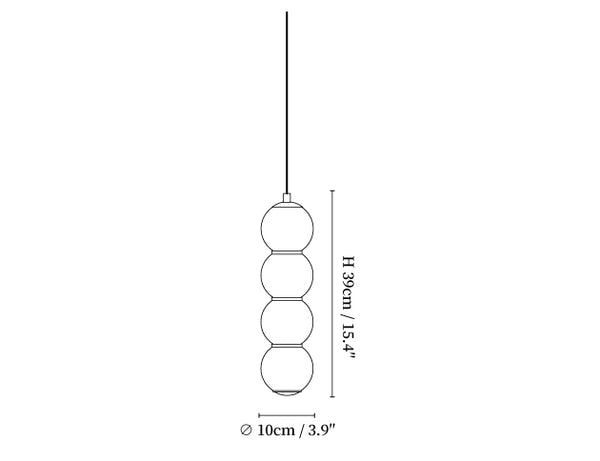 Double Globe Pendant Lamp