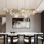 Double Layer Combination Gingko Chandelier
