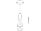 Dravik Hammered Brass Pendant Collection