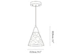 Dravik Hammered Brass Pendant Collection