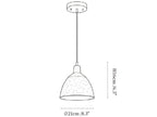 Dravik Hammered Brass Pendant Collection