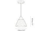 Dravik Hammered Brass Pendant Collection