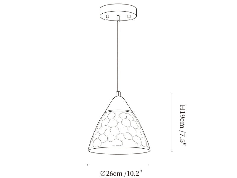 Dravik Hammered Brass Pendant Collection