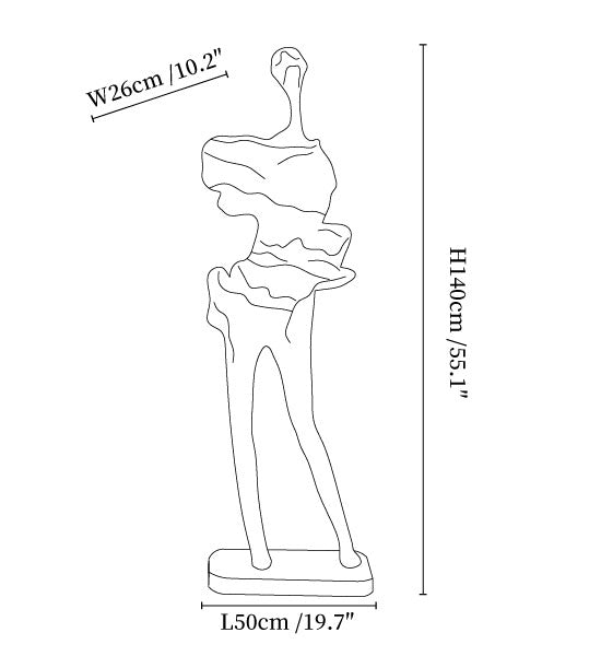 Dravik Sculpture Floor Ornaments