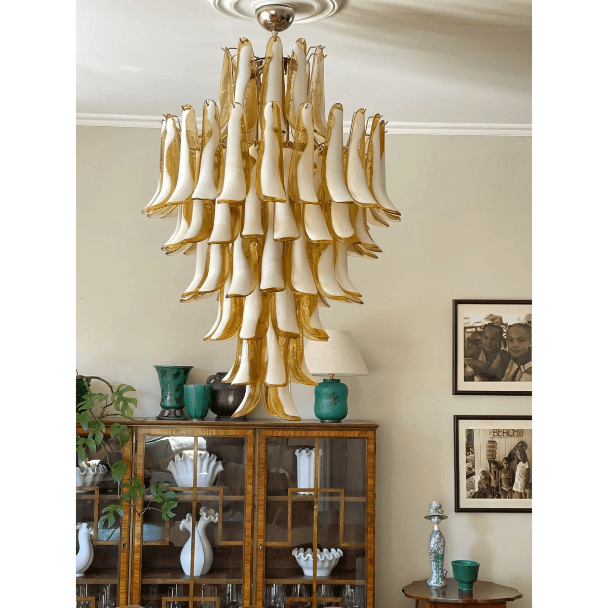 Dravina Glass Petals Pendant Lamp